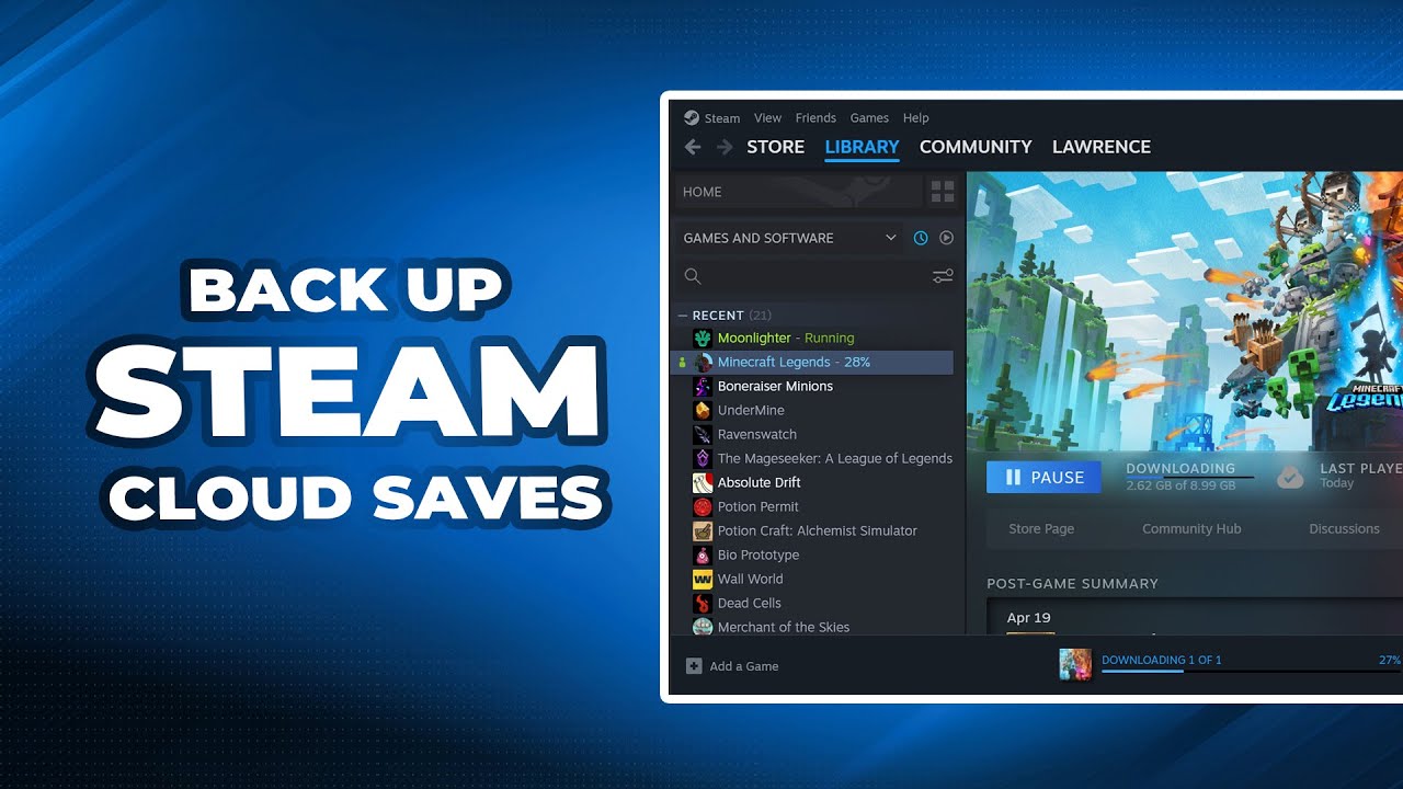How to Backup and Restore Steam Cloud Saves