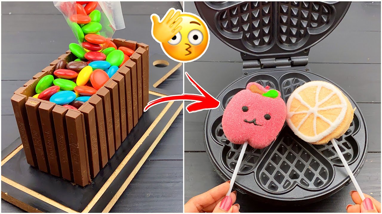 حولت اكل البقالة الى اكلات فخمة 😍!! حولت الاندومي الى حلى لذيذ 😋!!
