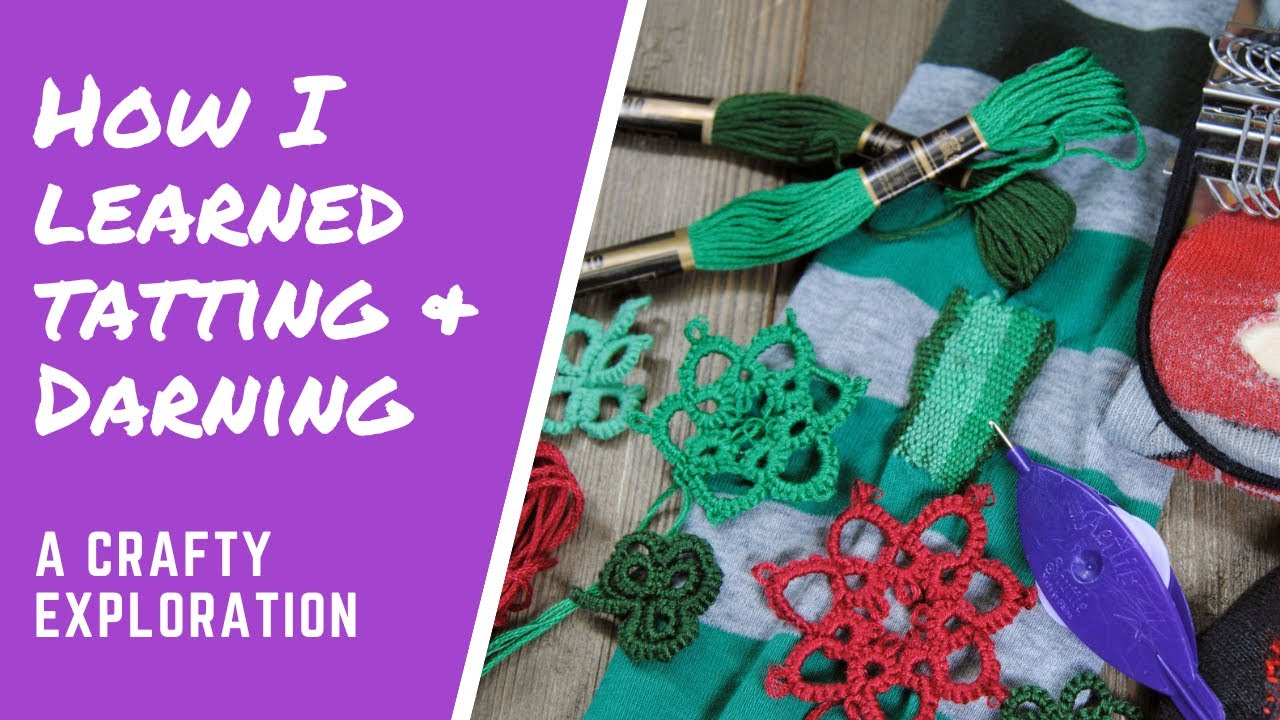 Learning Tatting & Visible Mending in a Week - A Choose Your Floss Adventure