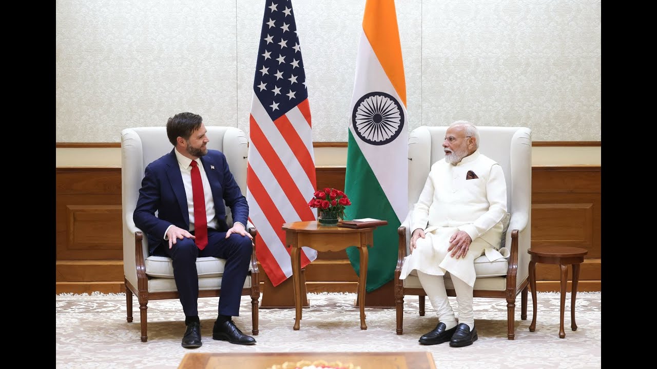 U.S. Vice President JD Vance Visits India | A New Chapter in U.S.-India Relations