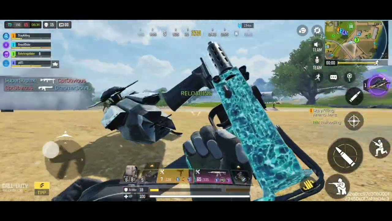 Torching a lobby with a MAC 10 in WARFARE