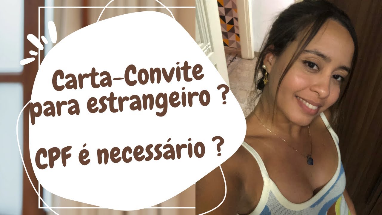 Carta Convite para estrangeiros ? CPF é necessário para casar ?