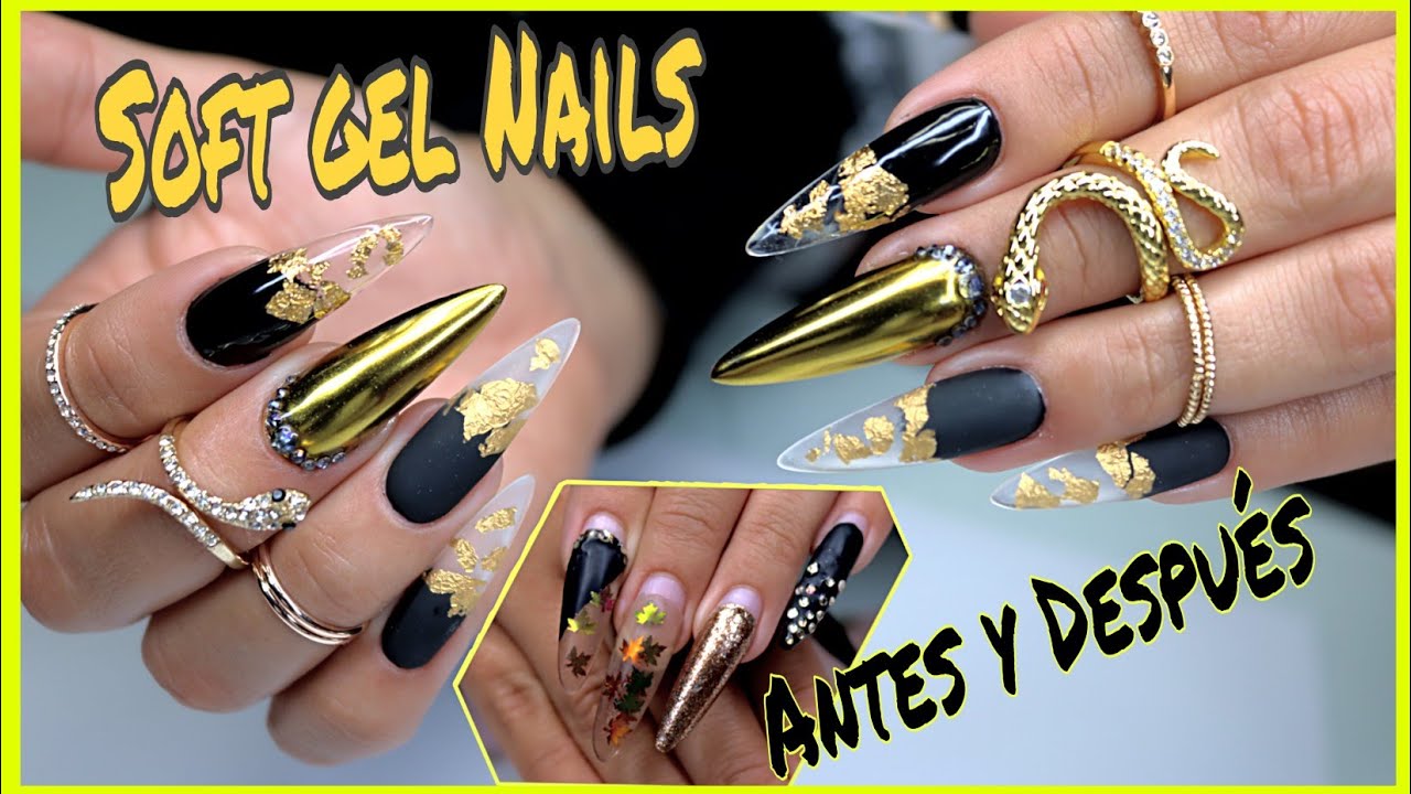 Cambio de diseño en Soft Gel Tips  ⎮ Nail art paso a paso ⎮ @lucyvillaNails