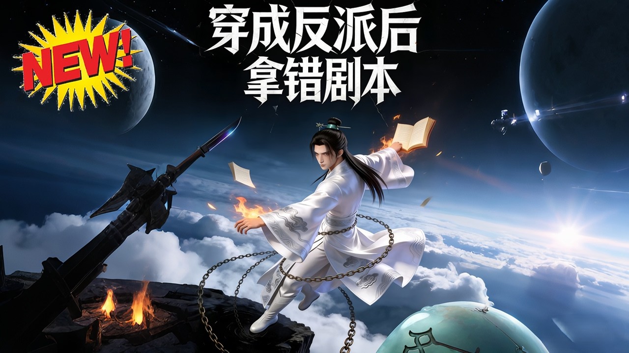 ⚡【新番速递】《穿成反派后拿错剧本》穿书炮灰的逆袭！叶影熟知剧情想改命，却发现世界失控，与宿敌苏玄辰被迫联手，直面修真界阴谋，亲手改写结局！#玄幻 #穿越 #逆袭 #爱看动漫