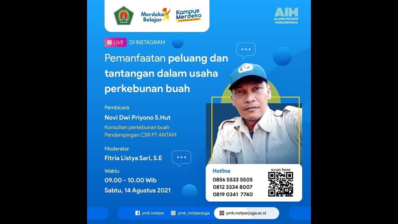 Alumni INSTIPER Menginspirasi - Ep.10 Bersama Bapak Novi Dwi Priyono