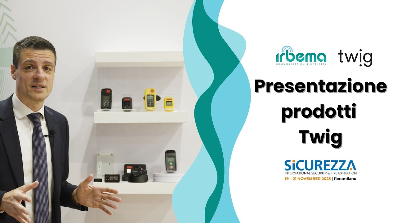 Irbema | Presentazione dei prodotti Twig a Sicurezza Fiera Milano 2025
