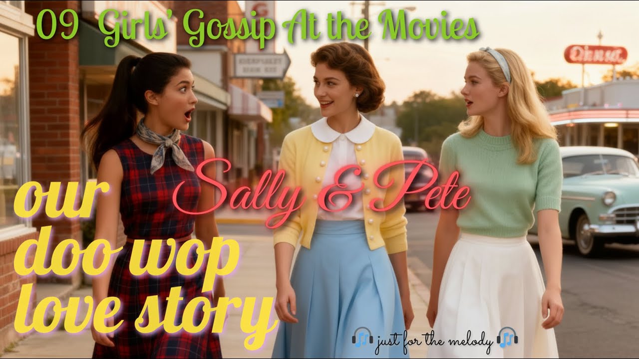 Doo Wop Love Story, part 9 – Sally & Pete: Girls' Gossip at the Movies