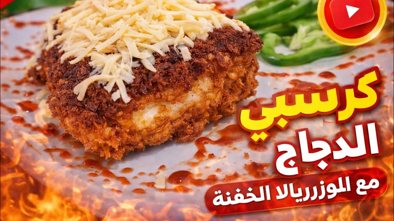 كرسبي الدجاج في 5  دقائق 