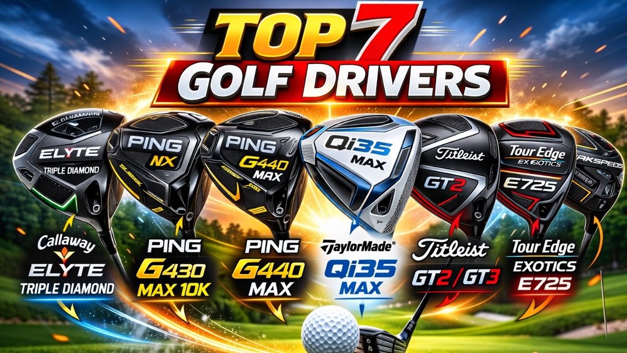 Top 7 Senior Drivers Currently | Most Forgiving Distance Drivers !