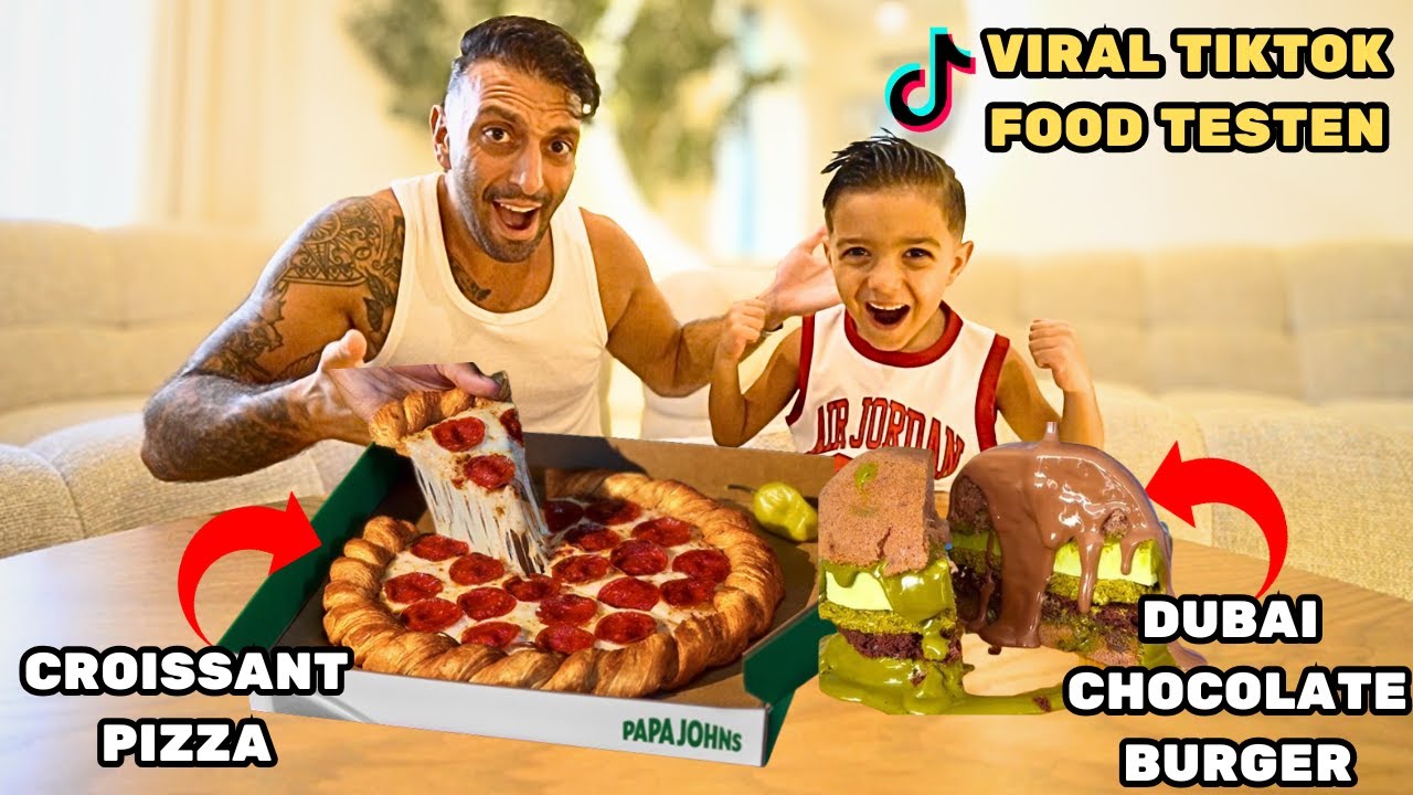 WE ETEN ALLEEN MAAR VIRAL FOOD 😱 | LAKAP JUNIOR