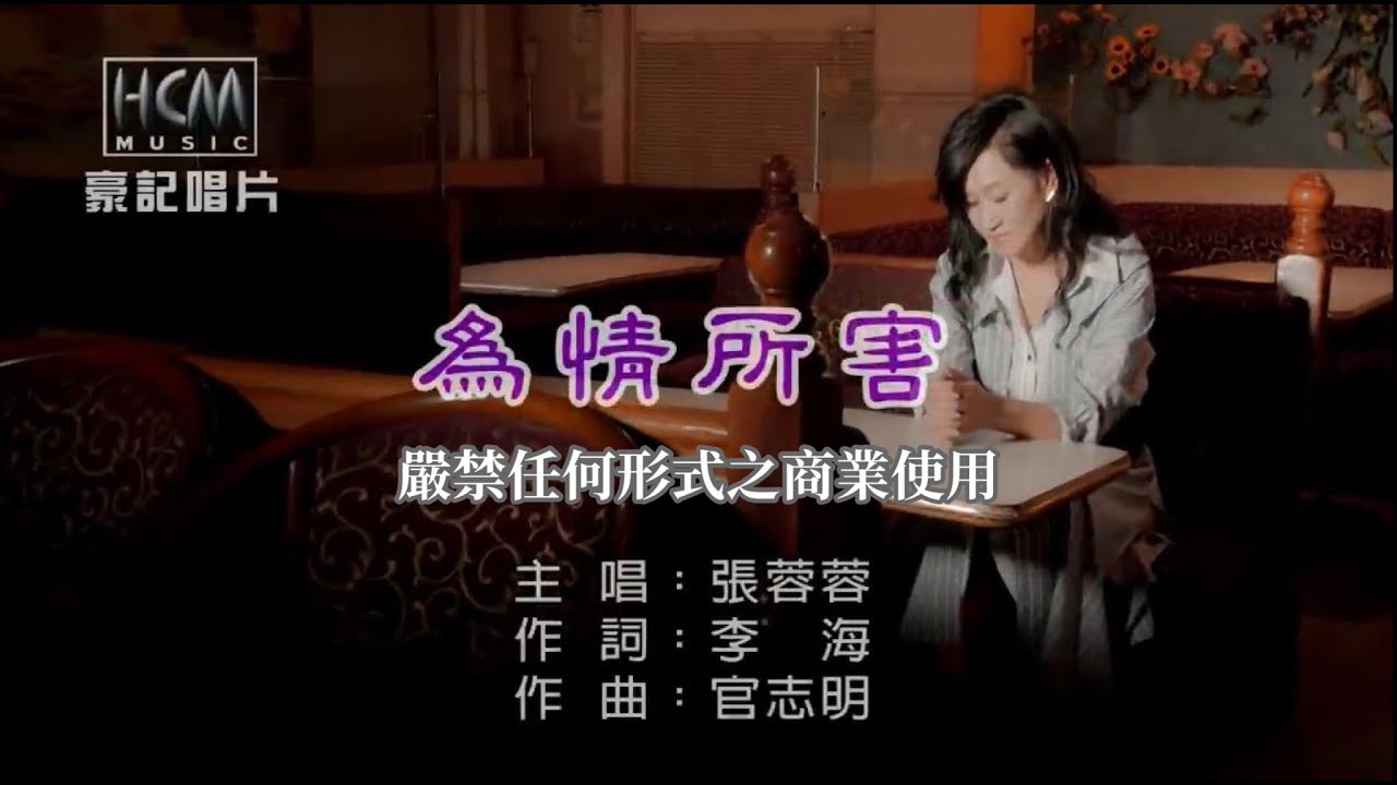 張蓉蓉-為情所害【KTV導唱字幕】1080p