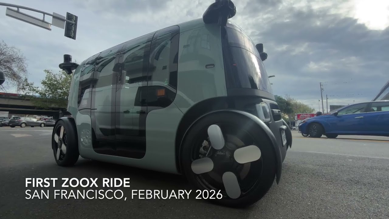 The future of autonomous cars here - first Zoox Ride