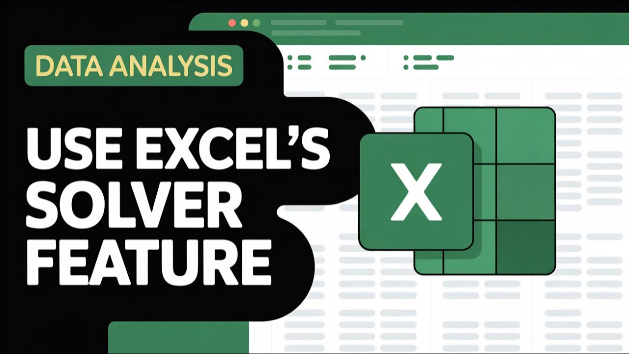 How to use Excel&rsquo;s Solver Feature [GUIDE]