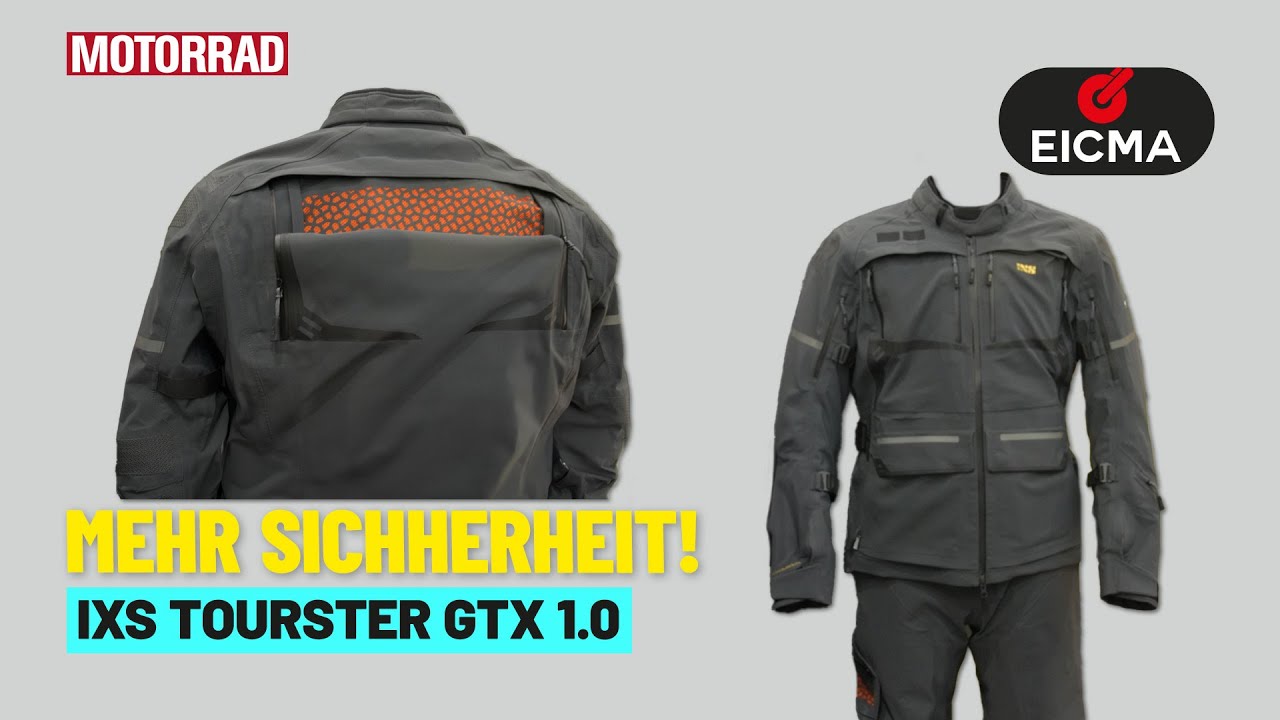 iXS Tourster GTX 1.0 – Gore-Tex, AAA-Schutz & Airbag-Ready: Das neue Touring-Flaggschiff!