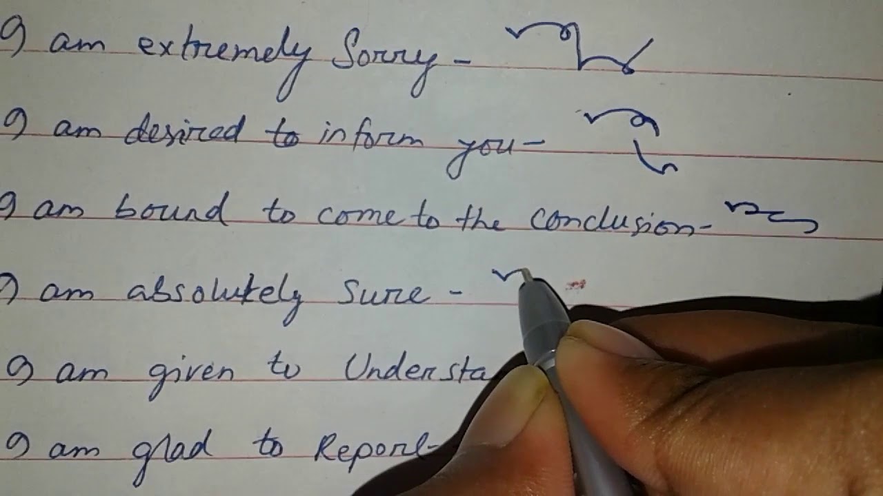 Advance steno outline Part 3 | Must for steno learner - Shorthand Learning