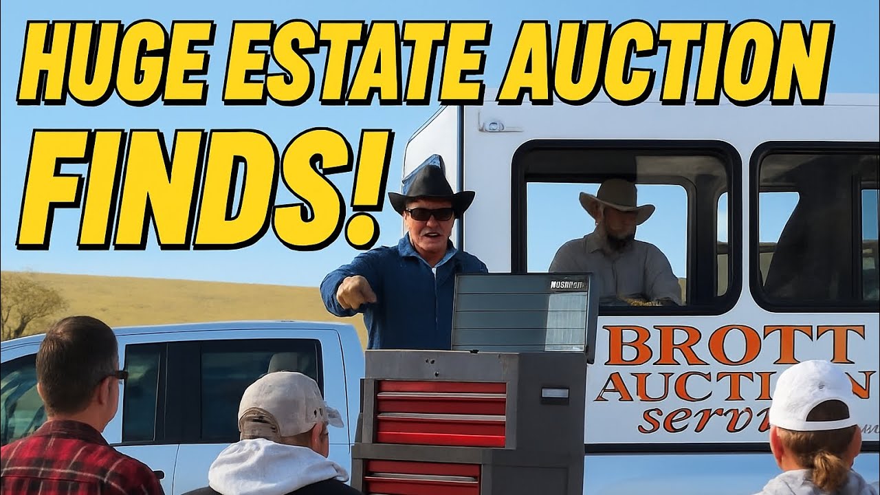 Huge Estate Auction Haul! Amazing Homestead Deals & Hidden Treasures Found