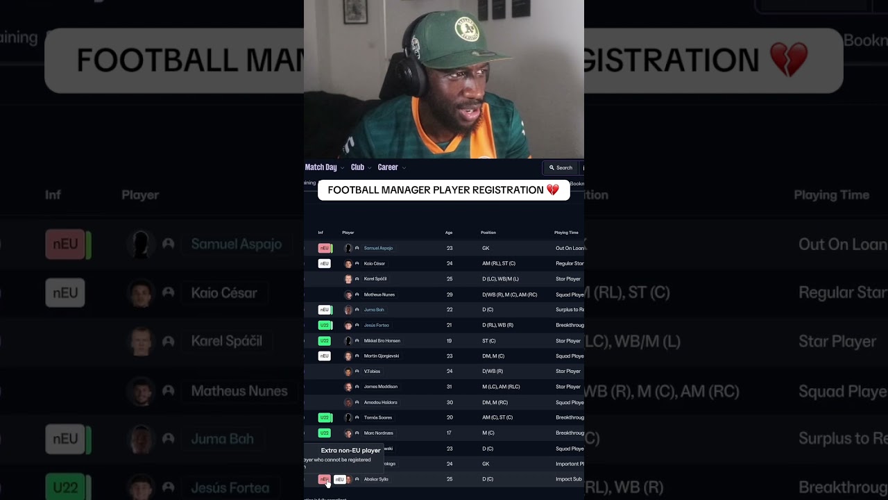 Игроки не из ЕС в Football Manager 💔 Серьезная боль! #footballmanager #transfers #seriea #fm26