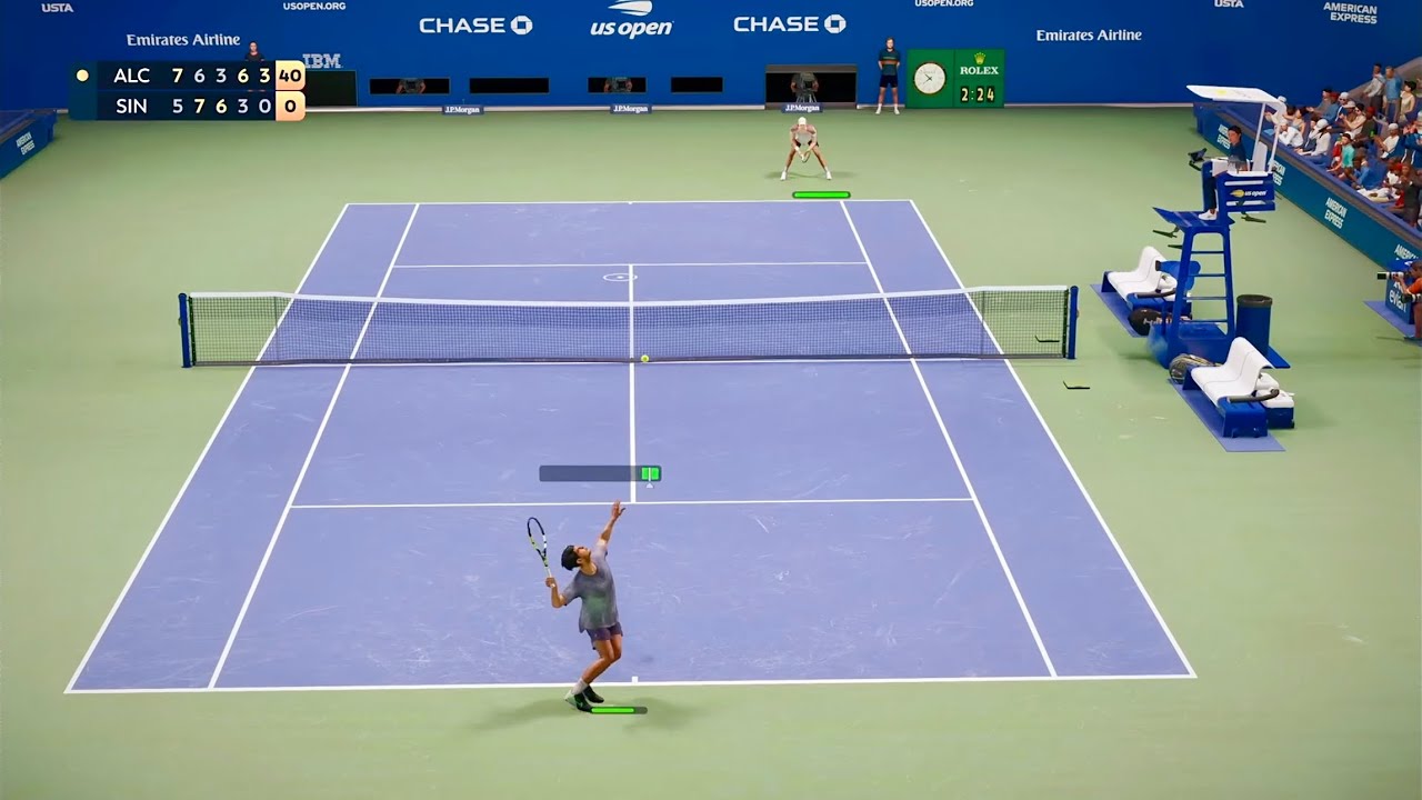 TopSpin 2K25 Alcaraz vs Sinner US Open | Full Match