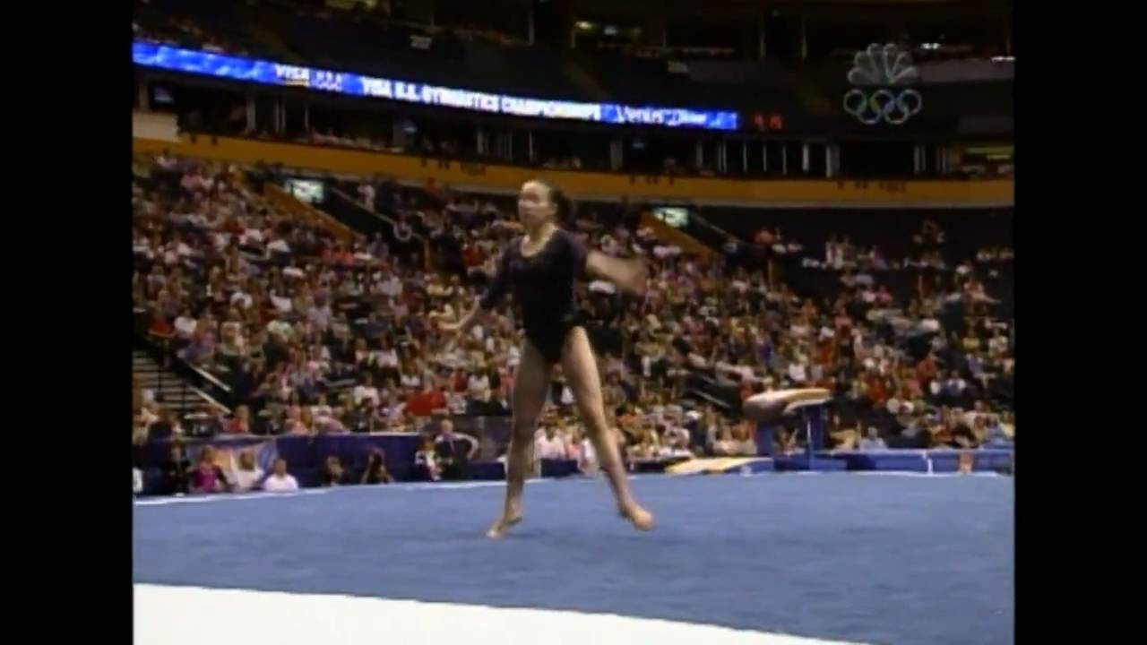 Tabitha Yim - Floor Exercise - 2004 U.S. Gymnastics Championships - Women - Day 1