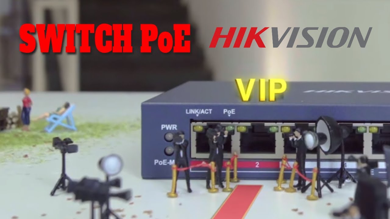 Switches PoE da Hikvision (redes para CFTV)