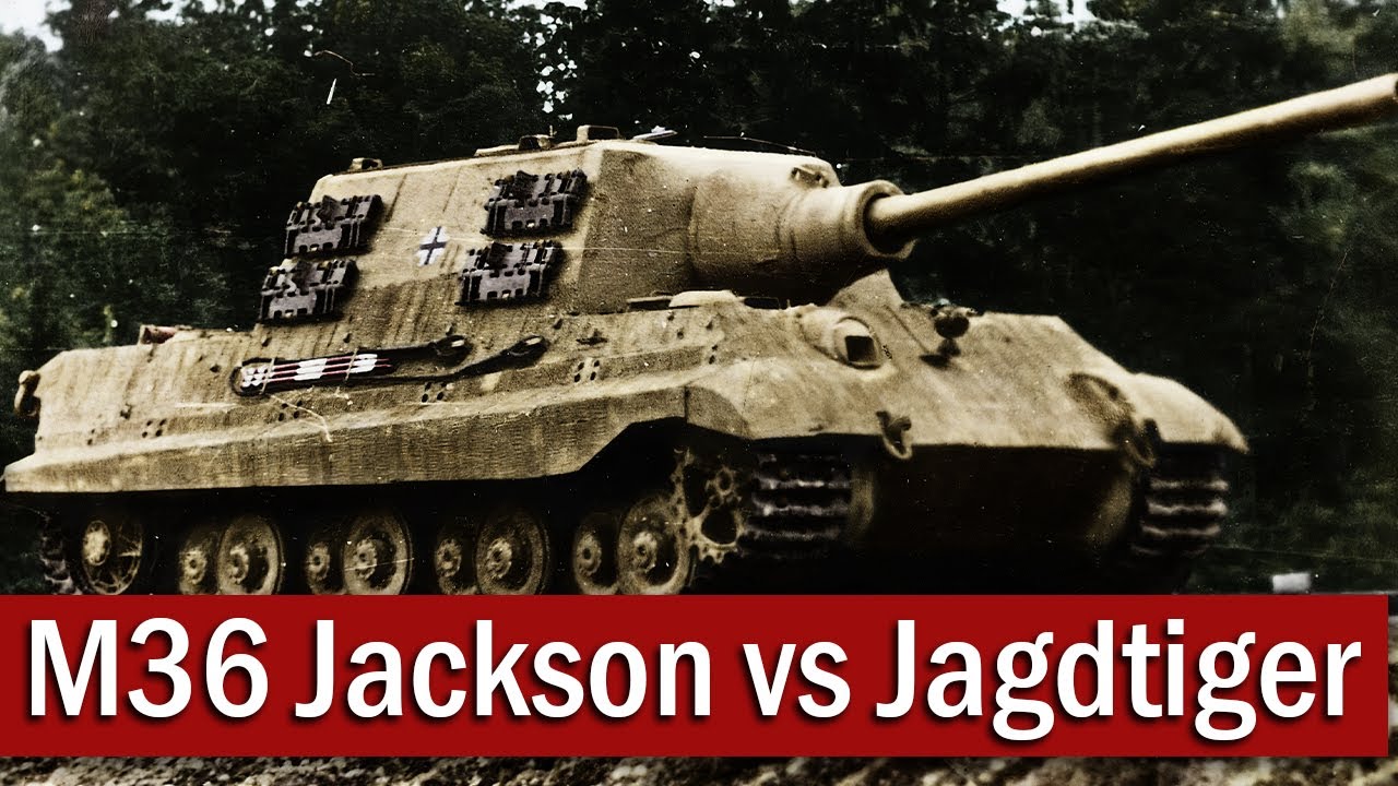 M36 Jackson против Jagdtiger | Январь 1945 г. | Танковая дуэль