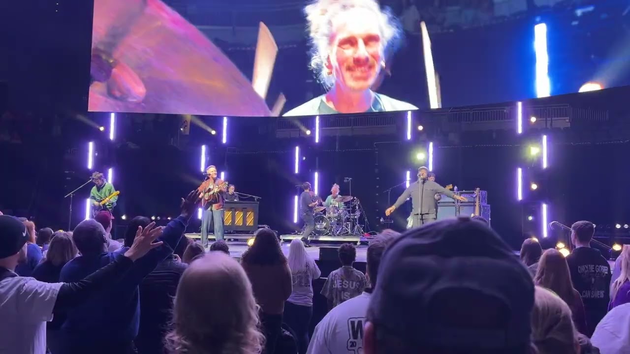 Chris Tomlin at WinterJam 2026 in Evansville, Indiana