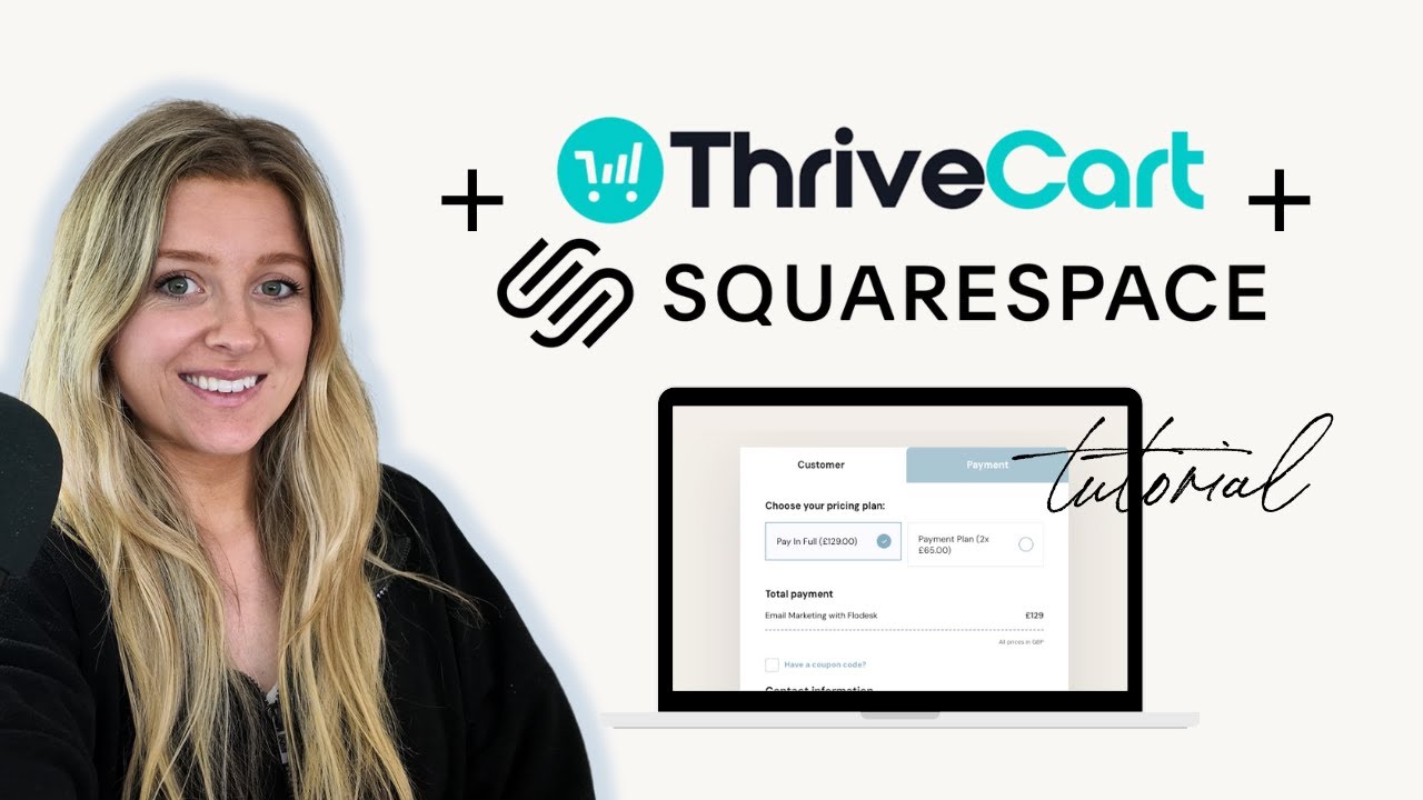How to use Thrivecart with Squarespace (2025 Tutorial)