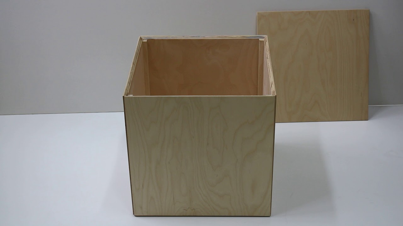 Cubo in multistrato di Betulla