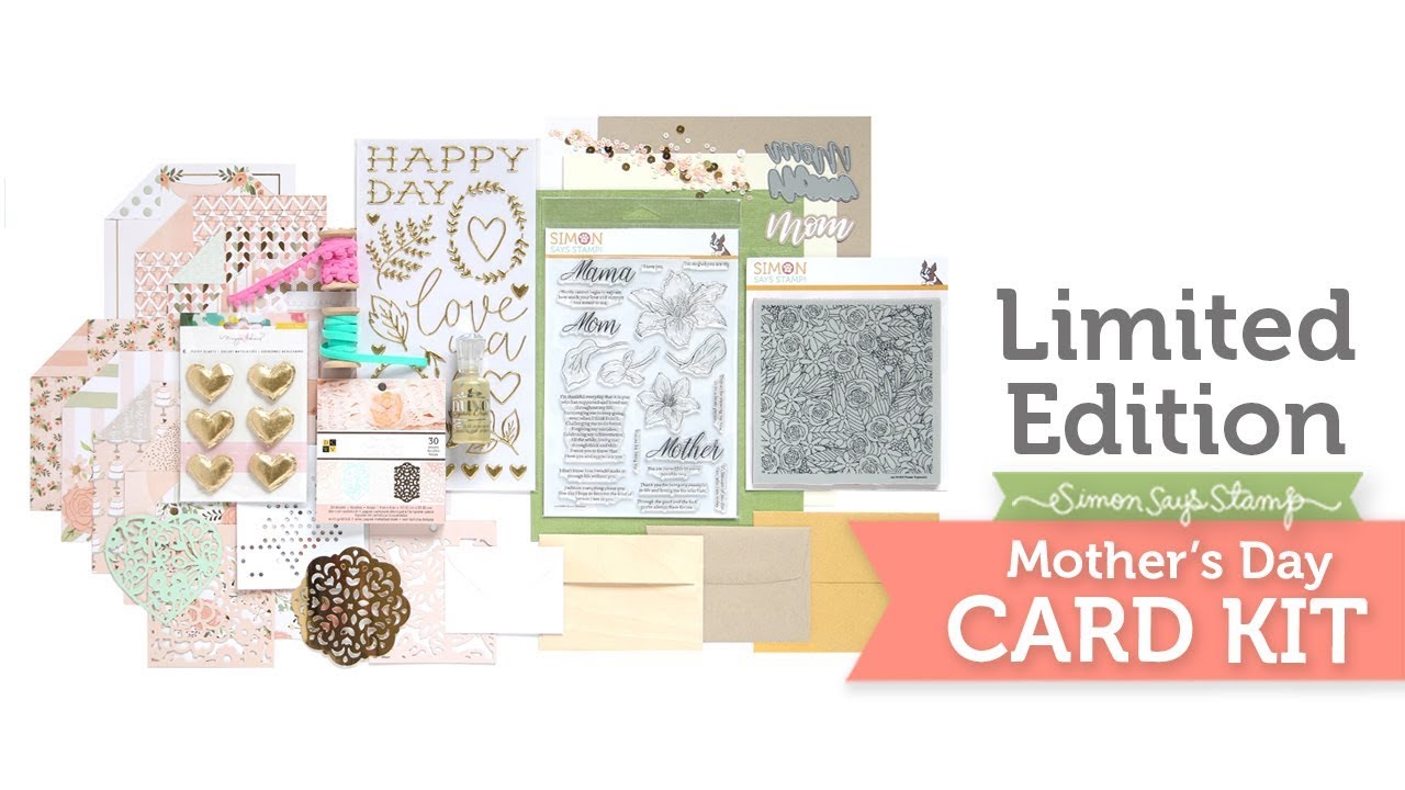 Exclusive Limited Edition Mother's Day Card Kit: Simon Says Stamp Reveal and Inspiration