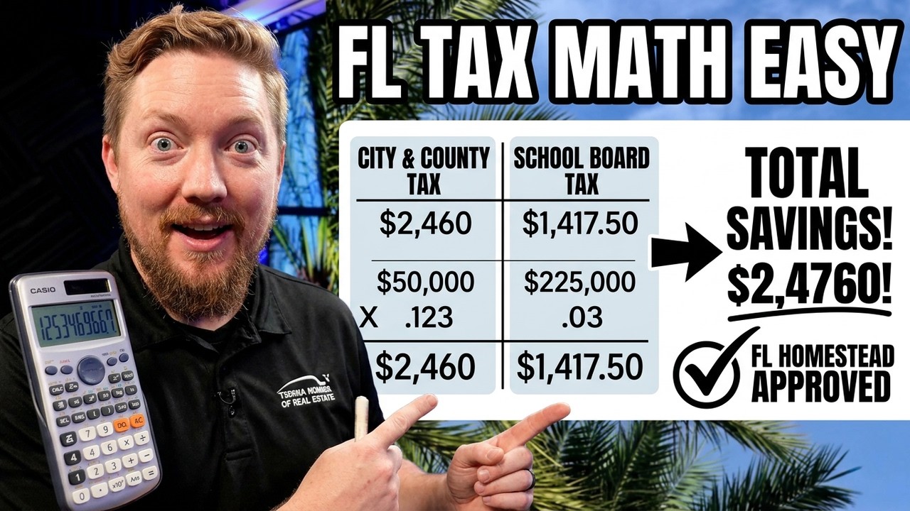 How to Calculate Homestead Property Tax FL Real Estate Exam