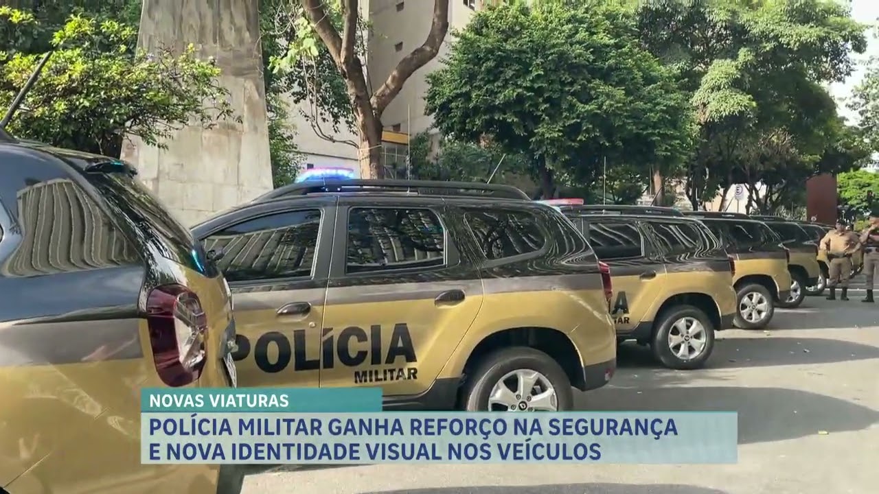Polícia mineira anuncia novo modelo de viaturas em homenagem aos 250 anos da instituição