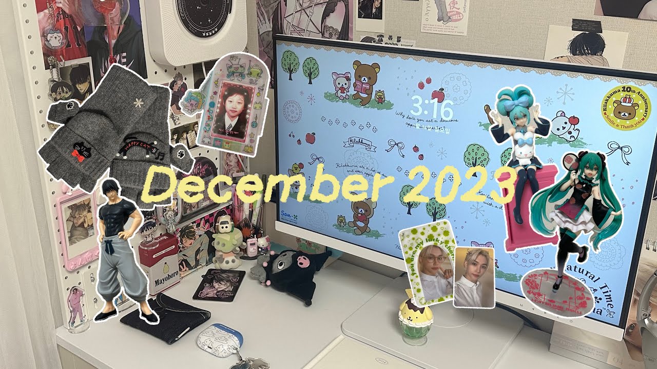 12月 오타쿠일기 | 스테이 브이로그 • 특 • 락스타 • 북선반 • 국전 • 피규어 • 포카홀더북 • 커스텀 장갑 • 네시픽 • 시즌그리팅 • 바인더 정리 • VLOG