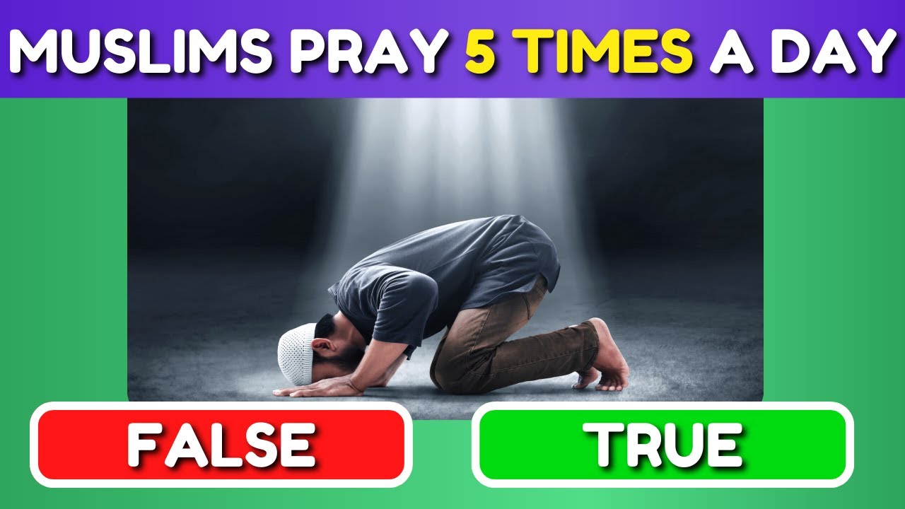 True or False Islam Edition ✅ 🟥 (no music) Islam Quiz