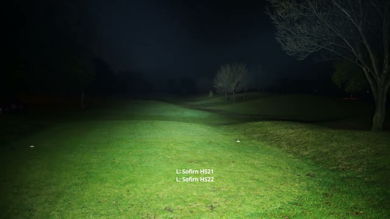 Sofirn HS20 vs. HS21 vs. HS22: Beamshot Testing