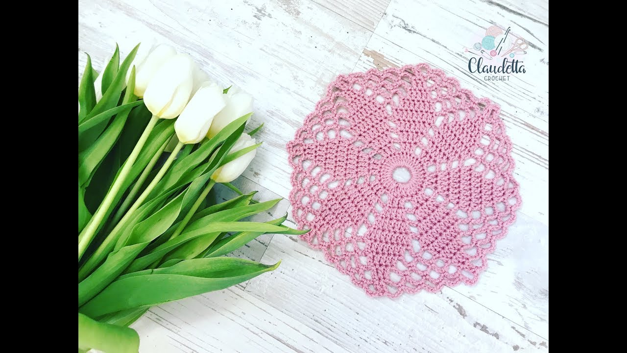 EINFACHES Deckchen h&auml;keln / Doily h&auml;keln f&uuml;r Anf&auml;nger
