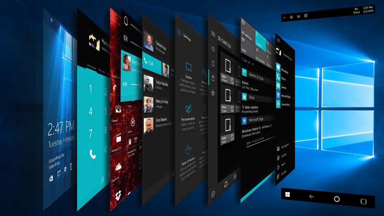 Windows 10 Mobile Partial Concepts 2.1