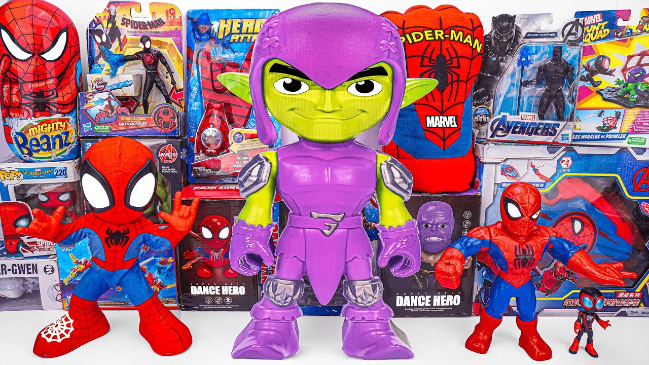 Marvel Spiderman Toys Unboxing Review | Marvel Spiderman x Green Goblin Box | Spider Man Bow & Arrow
