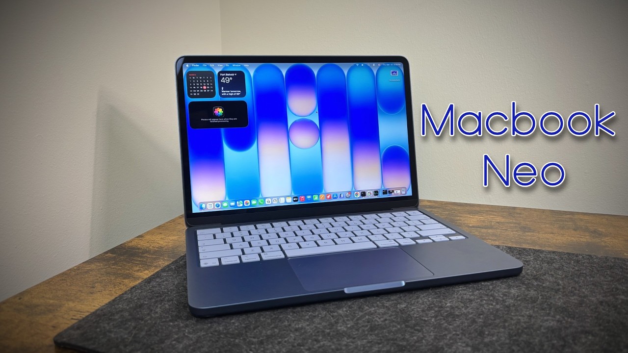 Macbook Neo Unboxing and First Impressions - Indigo