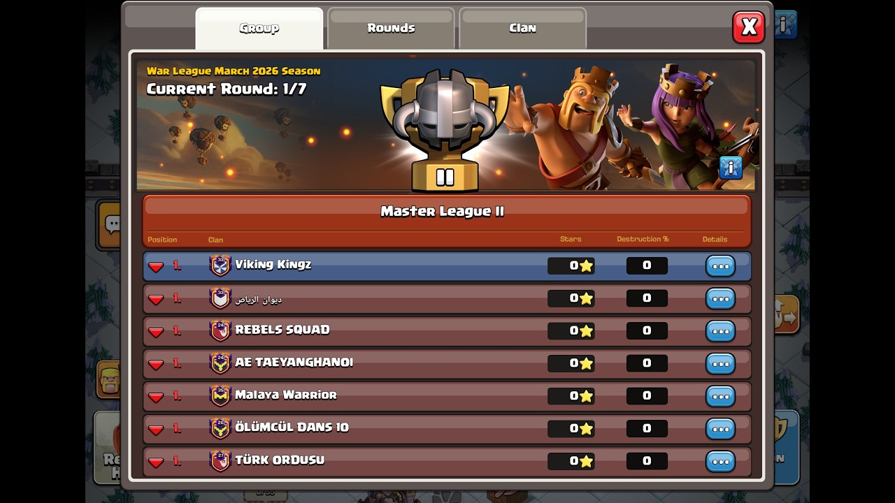 CWL March 2026 Season Round 1/7