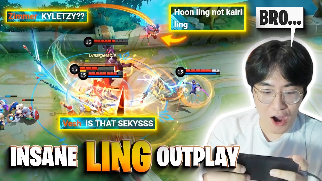 Хуну пришлось сделать это на LING, чтобы выиграть SOLO Q | Mobile Legends