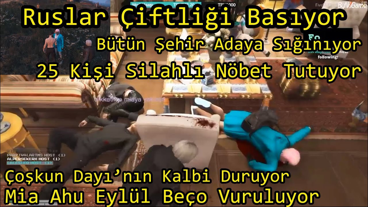 EightbornV Ruslar Alparslan'ın Çiftliğini Tarıyor - Mia, Eylül, Beço, Ahu Herkes Vuruluyor - (3saat)