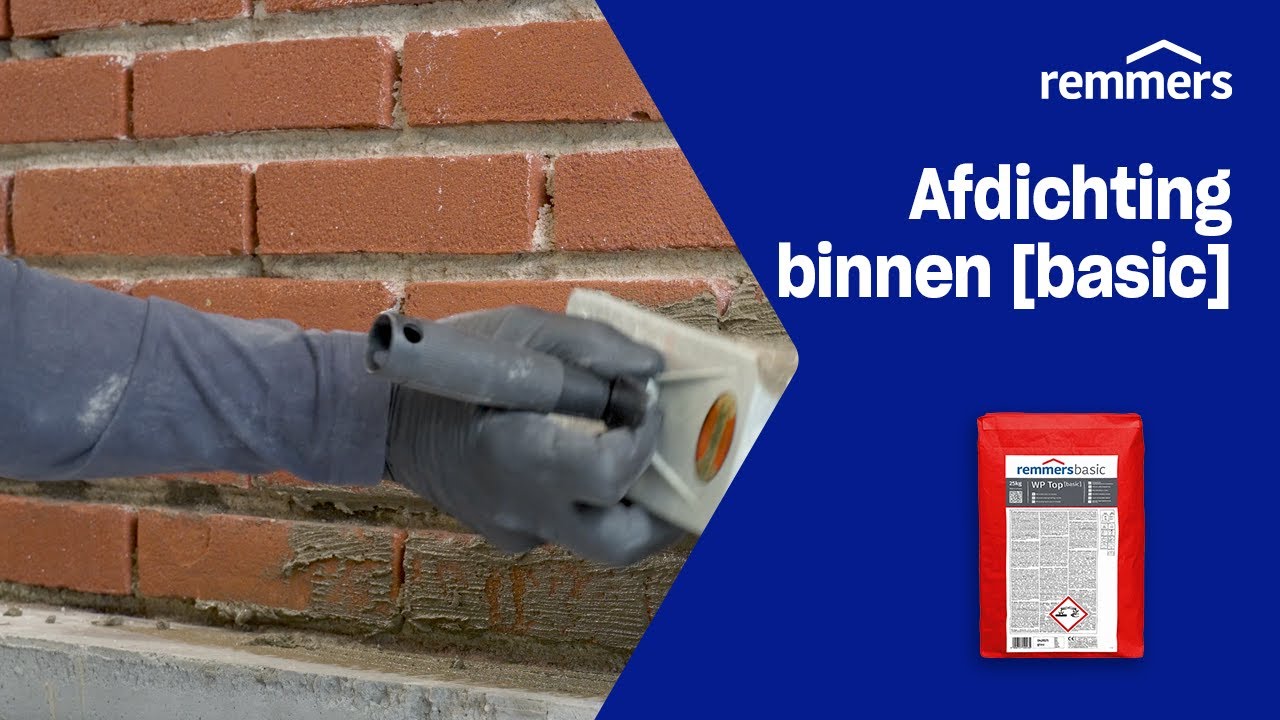 Kelderafdichting binnen met het [basic]-systeem