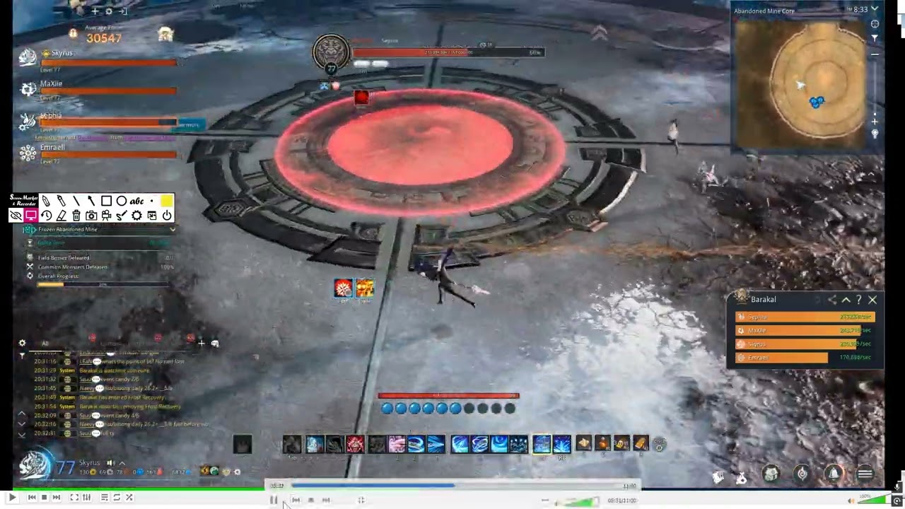 Blade and Soul Neo - Frozen Abandoned Mine (Barakal) Guide - Dark Lancer