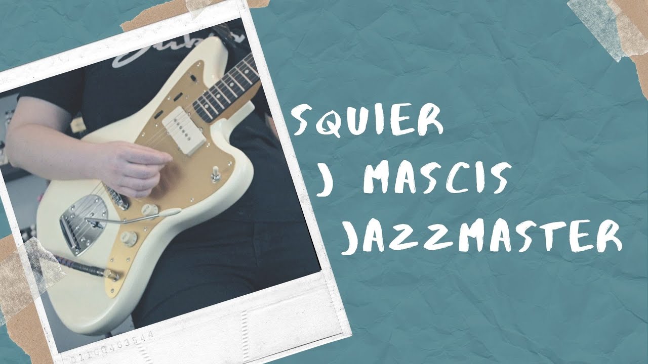 Squier J Mascis Jazzmaster Demo and Review
