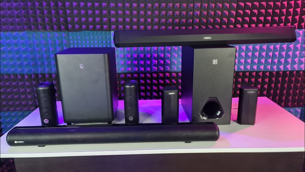 Motorola AmphisoundX Vibe Dolby 500w Soundbar VS Govo GoSurround 950 5.1 Soundbar⚡️Detail Comparison
