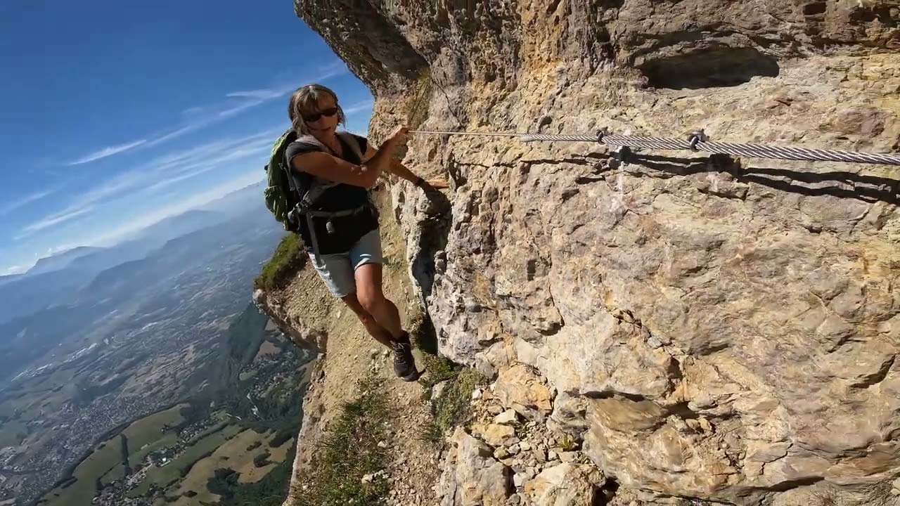 Tour de la Dent de Crolles (sangle de Barrérre,viré Est,et de l'arche de l'aiguille)