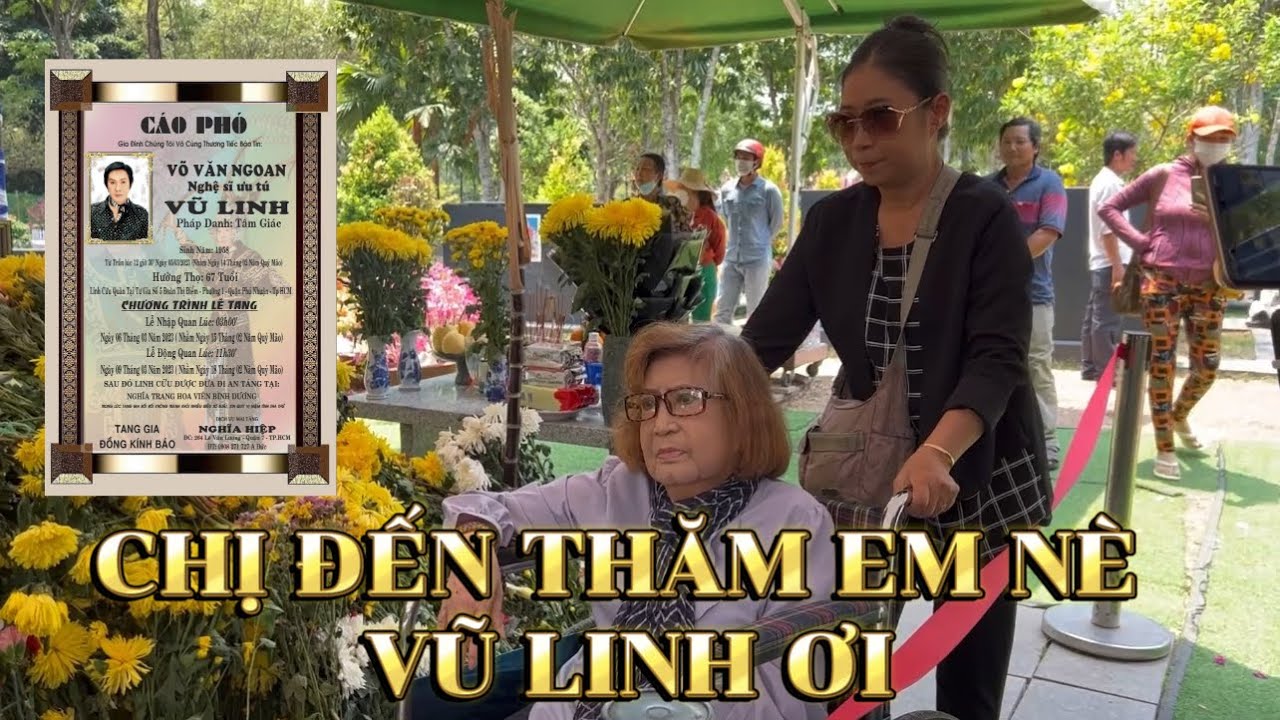 Nghệ sĩ Diệu Hiền ngồi xe lăn vượt hơn 60km thăm mộ NSƯT VŨ LINH | Tình nghệ sĩ
