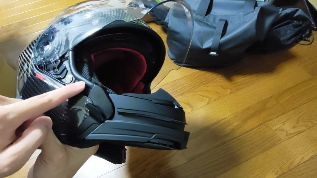 WINS A-force RS JET 顎ガード付けてみた