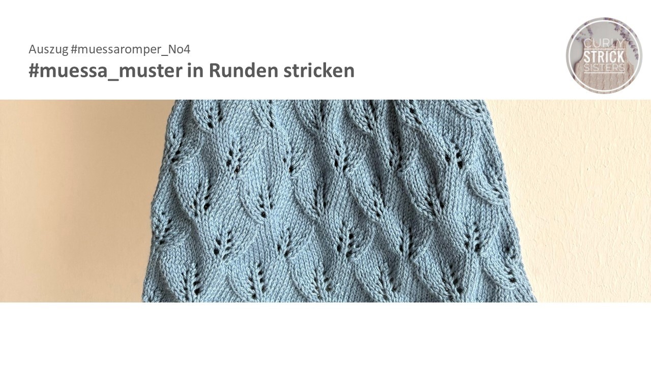 #muessa_muster in Runden stricken | diy | tutorial | Anleitung