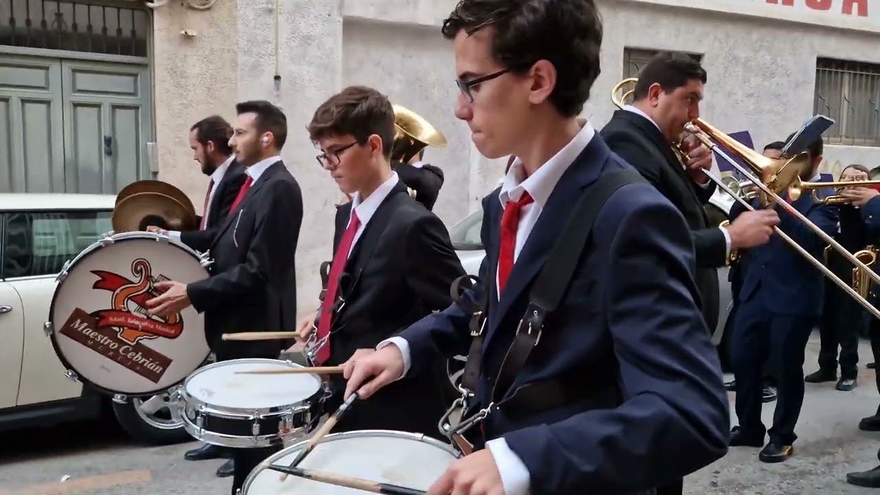 Procesión Virgen de la Arrixaca. Murcia. Banda Maestro Cebrián. 21/05/2023. II